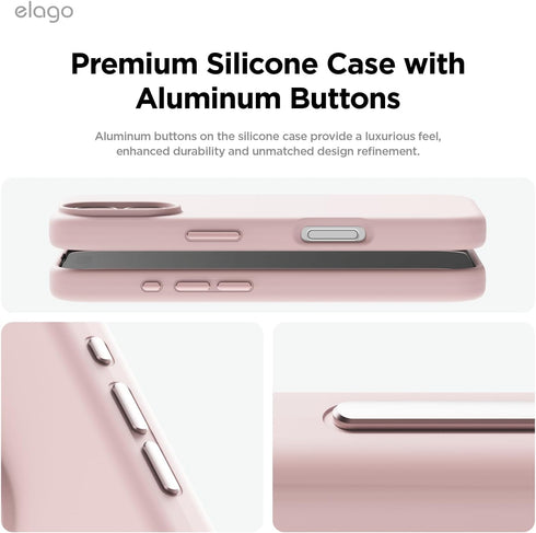 elago iPhone 16 Case Magnetic Liquid Silicone (MagSafe)